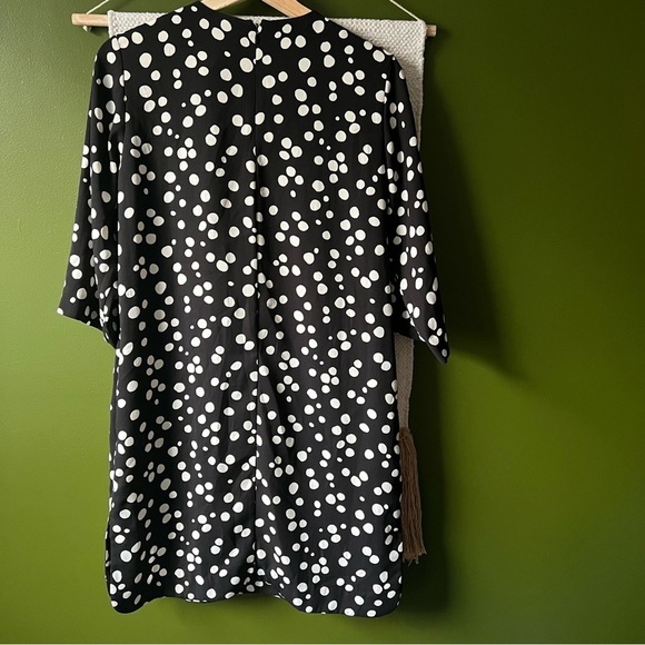 & Other Stories Black Polka Dot Sheath Dress size 6 - Picture 3 of 10